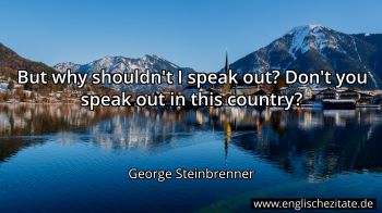 Englisches Zitat von George Steinbrenner als Bild