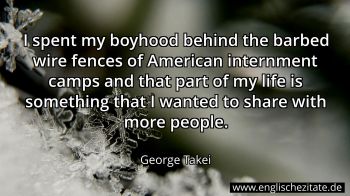 Englisches Zitat von George Takei als Bild