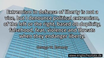 Englisches Zitat von George W. Romney als Bild
