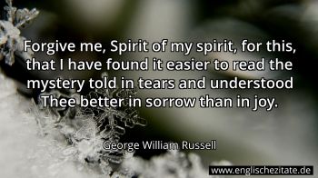 Englisches Zitat von George William Russell als Bild