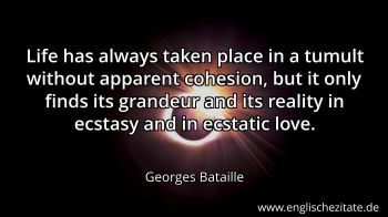 Englisches Zitat von Georges Bataille als Bild