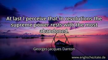 Englisches Zitat von Georges Jacques Danton als Bild