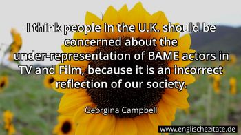 Englisches Zitat von Georgina Campbell als Bild