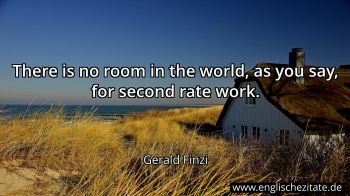 Englisches Zitat von Gerald Finzi als Bild