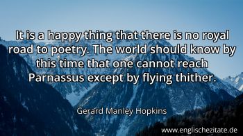 Englisches Zitat von Gerard Manley Hopkins als Bild