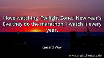Englisches Zitat von Gerard Way als Bild