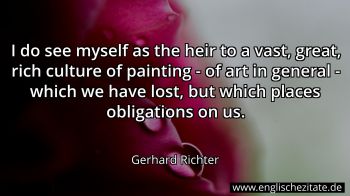 Englisches Zitat von Gerhard Richter als Bild