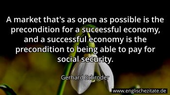 Englisches Zitat von Gerhard Schroder als Bild