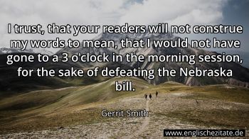Englisches Zitat von Gerrit Smith als Bild