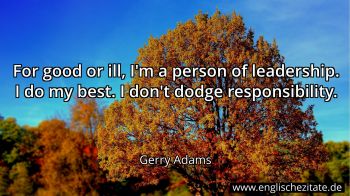 Englisches Zitat von Gerry Adams als Bild