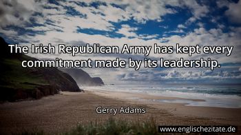 Englisches Zitat von Gerry Adams als Bild
