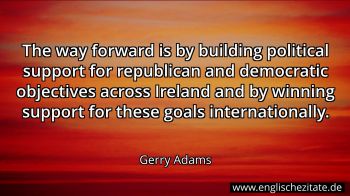 Englisches Zitat von Gerry Adams als Bild