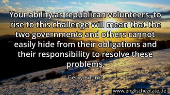 Englisches Zitat von Gerry Adams als Bild