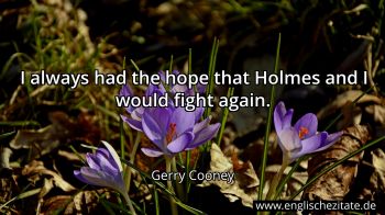Englisches Zitat von Gerry Cooney als Bild