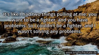 Englisches Zitat von Gerry Cooney als Bild