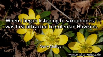 Englisches Zitat von Gerry Mulligan als Bild