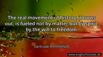 Englisches Zitat von Gertrude Himmelfarb als Bild