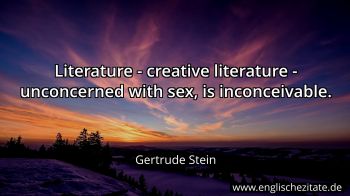 Englisches Zitat von Gertrude Stein als Bild