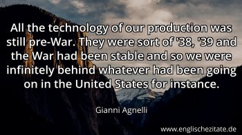 Englisches Zitat von Gianni Agnelli als Bild