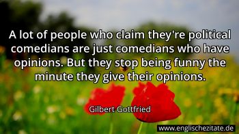 Englisches Zitat von Gilbert Gottfried als Bild
