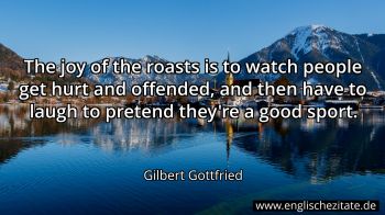 Englisches Zitat von Gilbert Gottfried als Bild