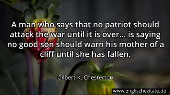 Englisches Zitat von Gilbert K. Chesterton als Bild