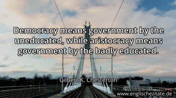 Englisches Zitat von Gilbert K. Chesterton als Bild