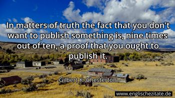 Englisches Zitat von Gilbert K. Chesterton als Bild