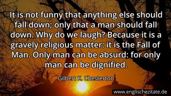 Englisches Zitat von Gilbert K. Chesterton als Bild