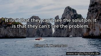 Englisches Zitat von Gilbert K. Chesterton als Bild