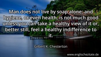 Englisches Zitat von Gilbert K. Chesterton als Bild