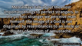 Englisches Zitat von Gilbert K. Chesterton als Bild