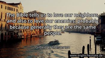 Englisches Zitat von Gilbert K. Chesterton als Bild