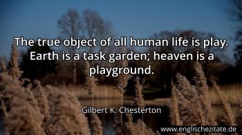 Englisches Zitat von Gilbert K. Chesterton als Bild