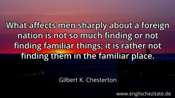 Englisches Zitat von Gilbert K. Chesterton als Bild