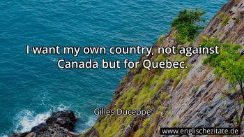Englisches Zitat von Gilles Duceppe als Bild