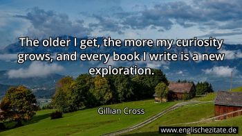 Englisches Zitat von Gillian Cross als Bild