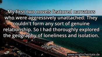 Englisches Zitat von Gillian Flynn als Bild