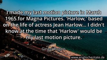 Englisches Zitat von Ginger Rogers als Bild