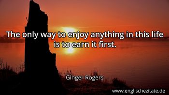 Englisches Zitat von Ginger Rogers als Bild