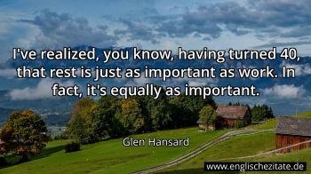 Englisches Zitat von Glen Hansard als Bild
