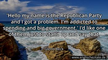 Englisches Zitat von Glenn Beck als Bild