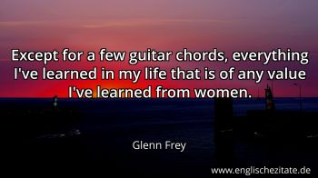 Englisches Zitat von Glenn Frey als Bild