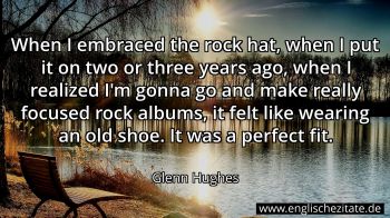 Englisches Zitat von Glenn Hughes als Bild