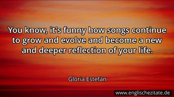 Englisches Zitat von Gloria Estefan als Bild