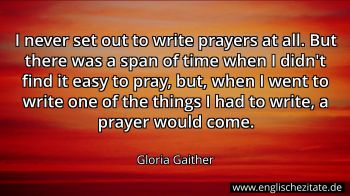 Englisches Zitat von Gloria Gaither als Bild
