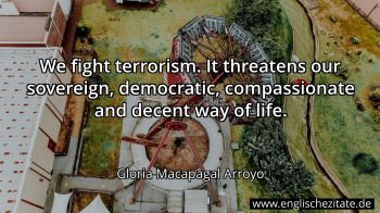 Englisches Zitat von Gloria Macapagal Arroyo als Bild