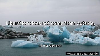 Englisches Zitat von Gloria Steinem als Bild