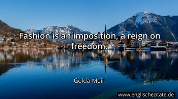 Englisches Zitat von Golda Meir als Bild