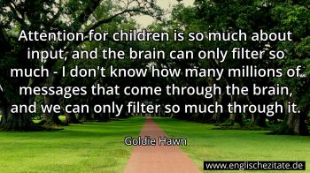 Englisches Zitat von Goldie Hawn als Bild